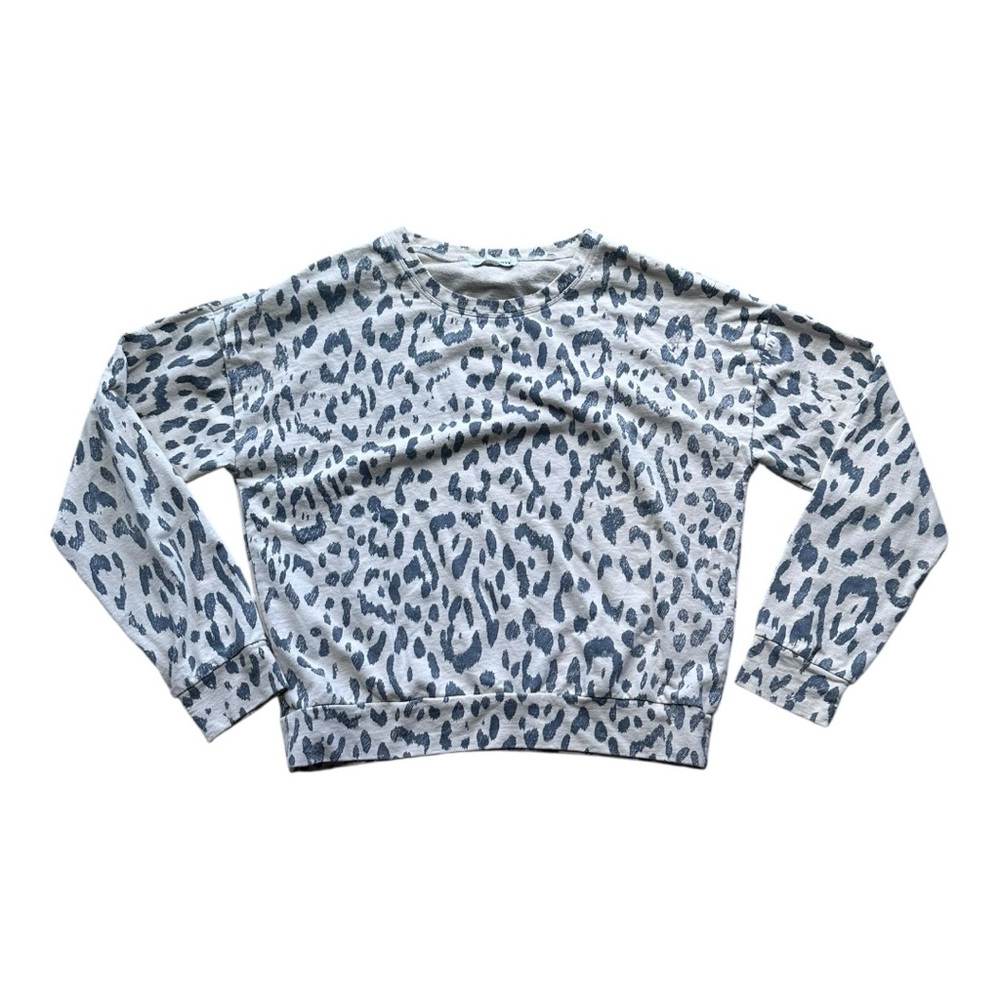 The Social Gypsy SWEATSHIRT creme animal print size‎ medium